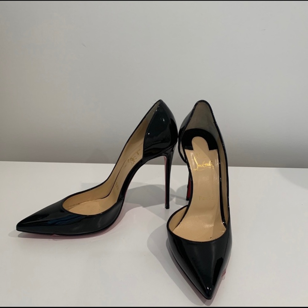Christian Louboutin Iriza Black Patent Leather